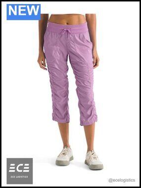 North Face Aphrodite 2.0 Capri Hiking Pants Moisture Wicking UPF 40+